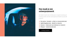 Werkend Zakelijk Kader - Ultiem Website-Ontwerp