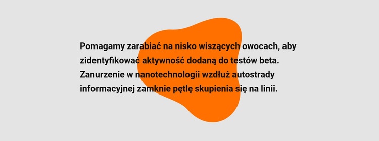 Tekst na kształcie Projekt strony internetowej