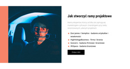 Szablon Projektu Dla Ramy Biznesowe Pracy