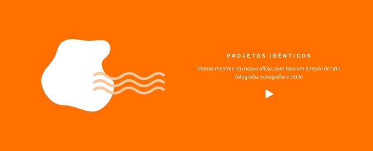 Texto e formas Modelo HTML5