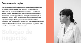 Sobre Mulher De Negócios - Tema WordPress Profissional