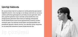 İş Kadını CSS Web Sitesi Şablonu