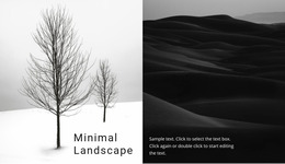 Landscape And Nature - Responsive Web Page Design