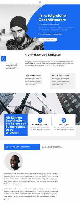 Aufstellen – Ultimative HTML5-Vorlage