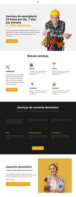 Web Design Incrível Para Resolvendo Problemas Domésticos