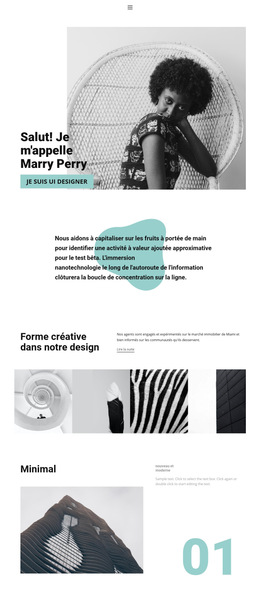 Conception Web De Notre Studio - Page De Destination