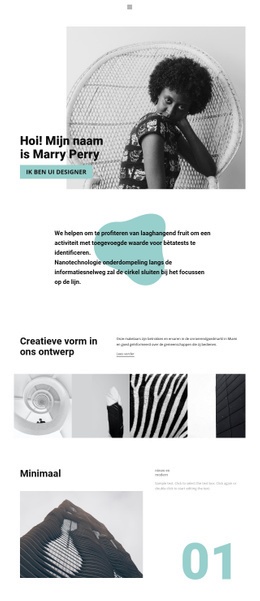 Webdesign Vanuit Onze Studio - Gratis Sjabloon