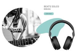 Best Wireless Headphones CSS Template