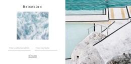 Über Reisebüro Einfache HTML-Vorlage Mit CSS