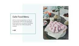 Vegan Cafe Menu Html Code Example