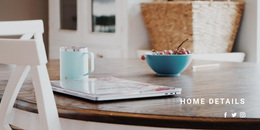 Gratis WordPress-Thema Voor Home Interieur Details