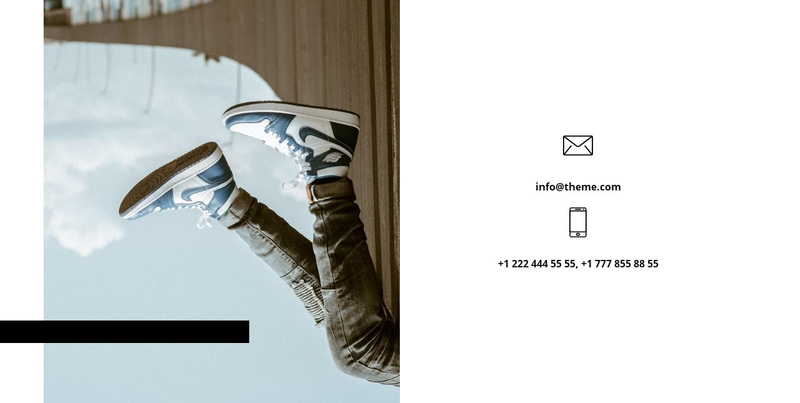 You can contact us Squarespace Template Alternative