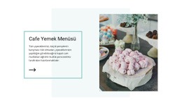 Vegan Cafe Menüsü - Özel Açılış Sayfası