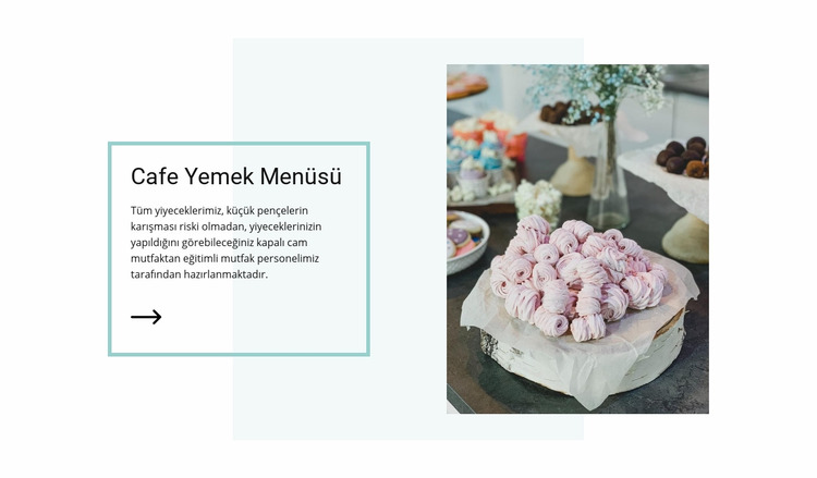 Vegan cafe menüsü Joomla Şablonu