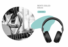 Best Wireless Headphones - Landing Page Template