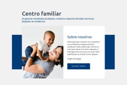 Servicios Del Centro Familiar -Maqueta De Sitio Web Lista Para Usar