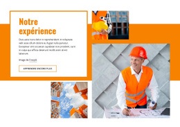 Une Conception De Site Web Exclusive Pour Construction De Bâtiments Civils