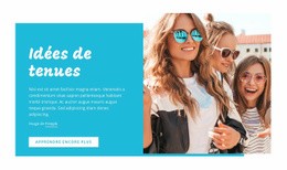 Idées De Tenues, Astuces Mode - Drag And Drop HTML Builder