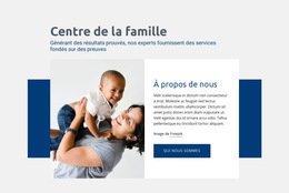 Services Du Centre Familial : Modèle De Site Web Simple