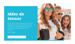 Idées De Tenues, Astuces Mode – Téléchargement Du Modèle De Site Web