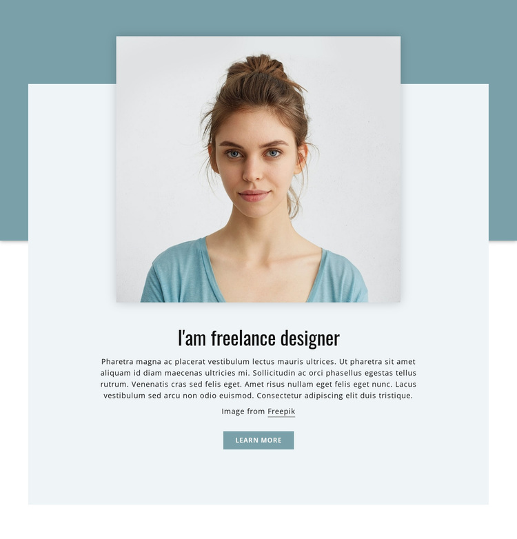 I'am freelance designer  Joomla Page Builder