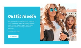 Outfit-Ideeën, Modetips - Prachtige HTML5-Sjabloon