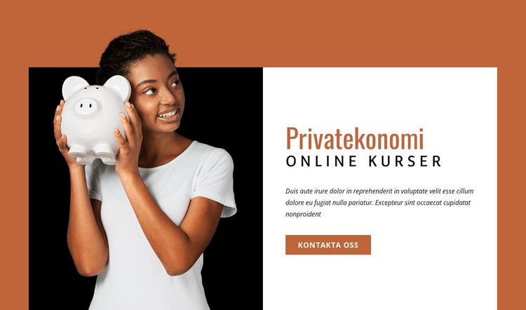 Personliga ekonomikurser CSS -mall