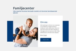 Den Bästa Webbdesignen För Familjecenter Tjänster
