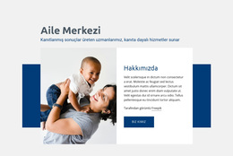 Aile Merkezi Hizmetleri - Harika WordPress Teması