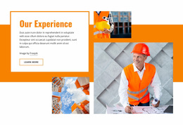 Civil Building Construction - Personal Website Template