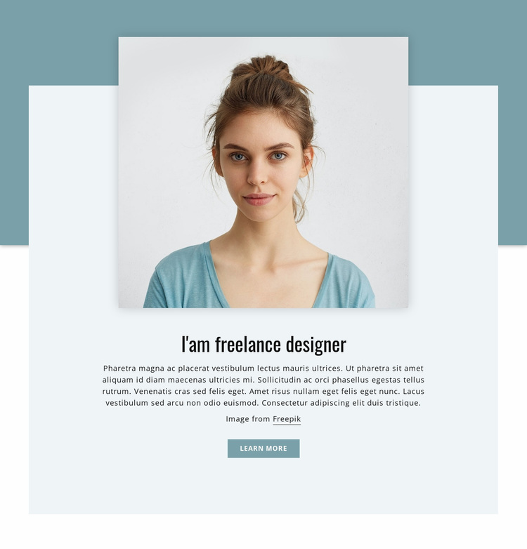 I'am freelance designer  Website Design