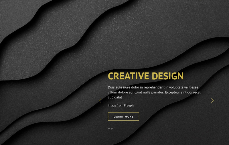 Area of graphic design Elementor Template Alternative