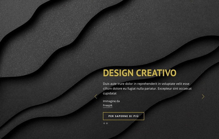 Area di progettazione grafica Costruttore di siti web HTML