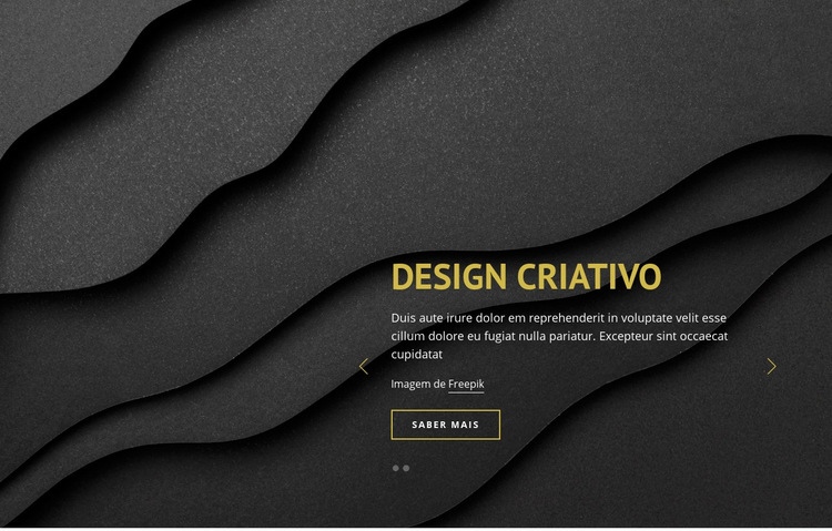 Área de design gráfico Design do site