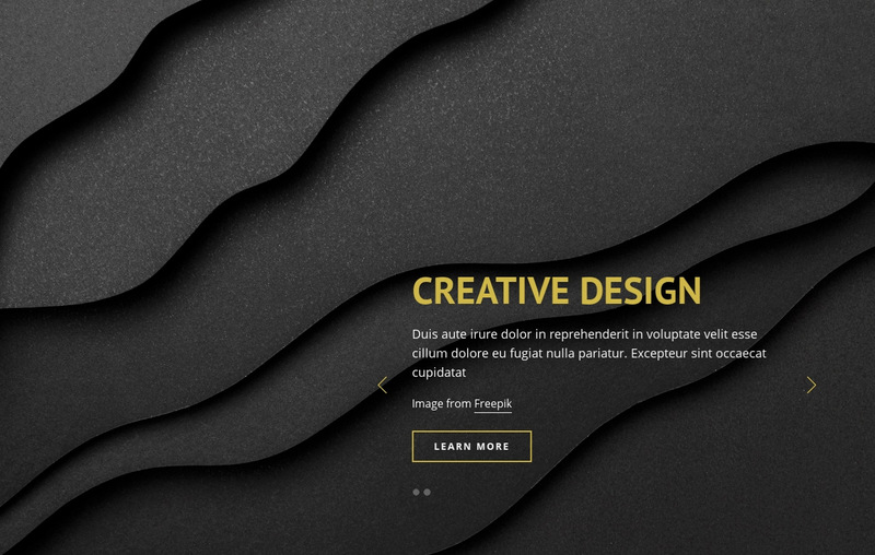 Area of graphic design Wix Template Alternative