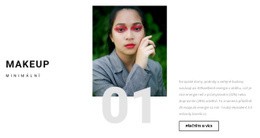 Módní A Kosmetický Salon – Bezplatná Šablona