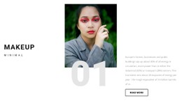 Fashion And Beauty Salon Full Width Template