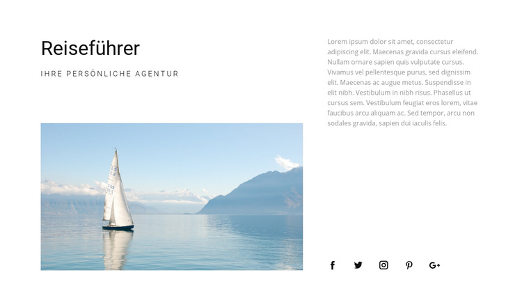 Ihr Reiseführer WordPress-Theme