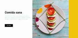 Café De Comida Sana: Plantilla HTML5 Multipropósito