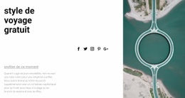 Style De Voyage Gratuit - Belle Maquette De Site Web