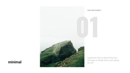 Free CSS For Beautiful Mountain Landscape