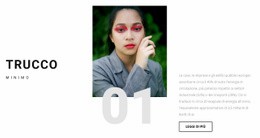 Modello HTML5 Esclusivo Per Salone Di Moda E Bellezza