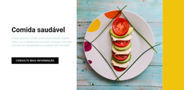 Café De Comida Saudável - Modelos De Temas HTML5 Gratuitos