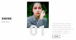 Mode- Och Skönhetssalong - HTML5-Mall