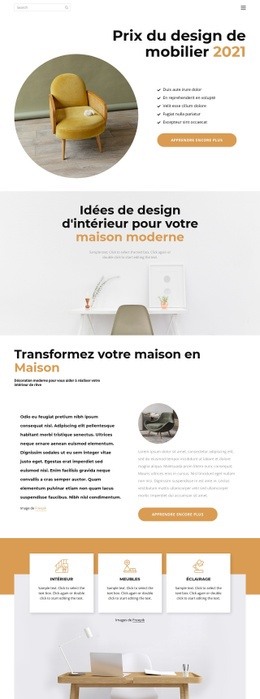 Prix Du Design - Create HTML Page Online