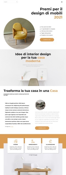 Premio Per Il Design - Create HTML Page Online