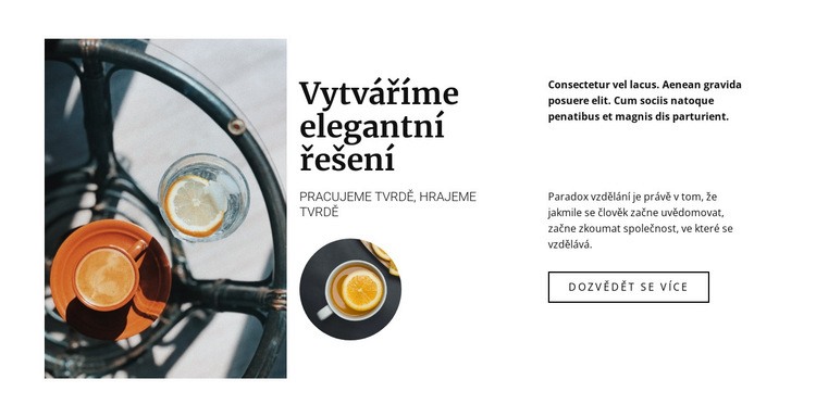 Vytvořte elegantní restauraci Šablona CSS