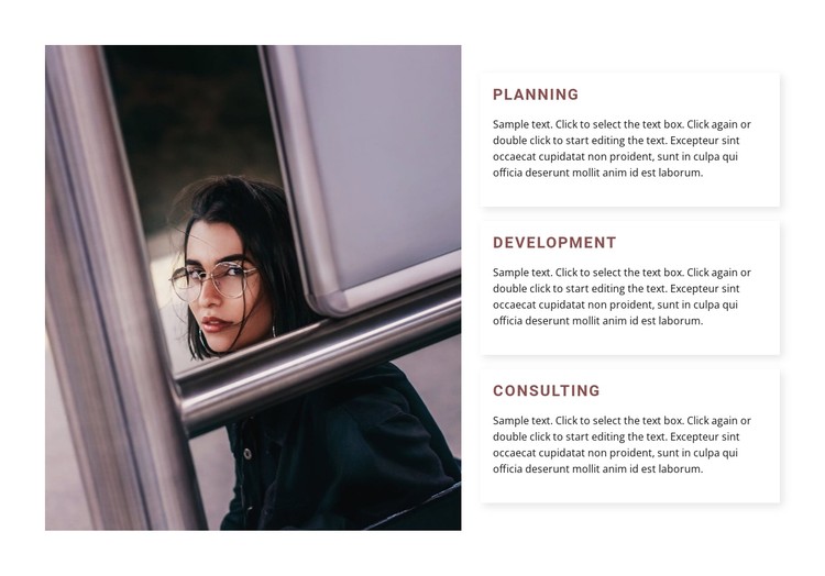 Planning and development CSS Template