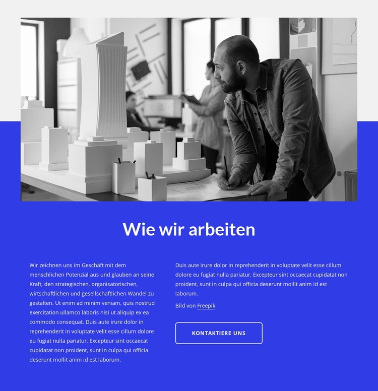 Unternehmens- und Technologieberatung HTML Website Builder