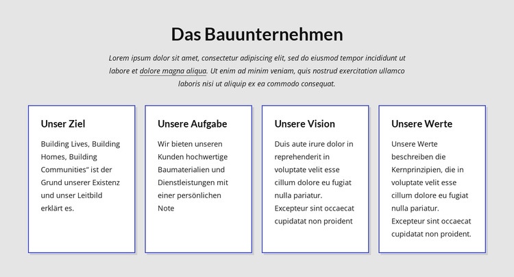 Wir schaffen erfolgreiche Projekte Vorlage